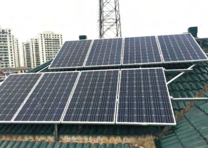 11 KW The city of Gao Bu Town in shaoxing City Residential rooftop photovoltaic power station