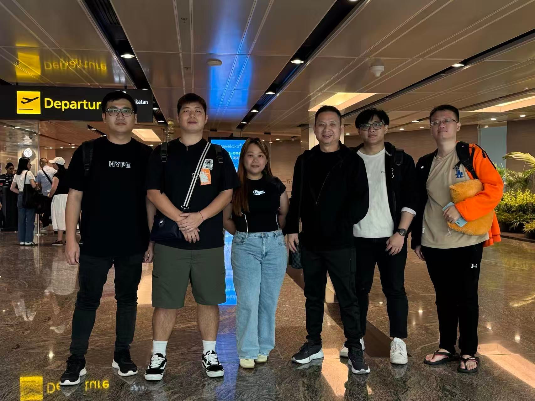 Company trip departure